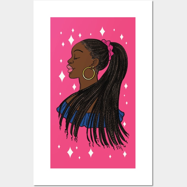 Braids Wall Art by Coily And Cute